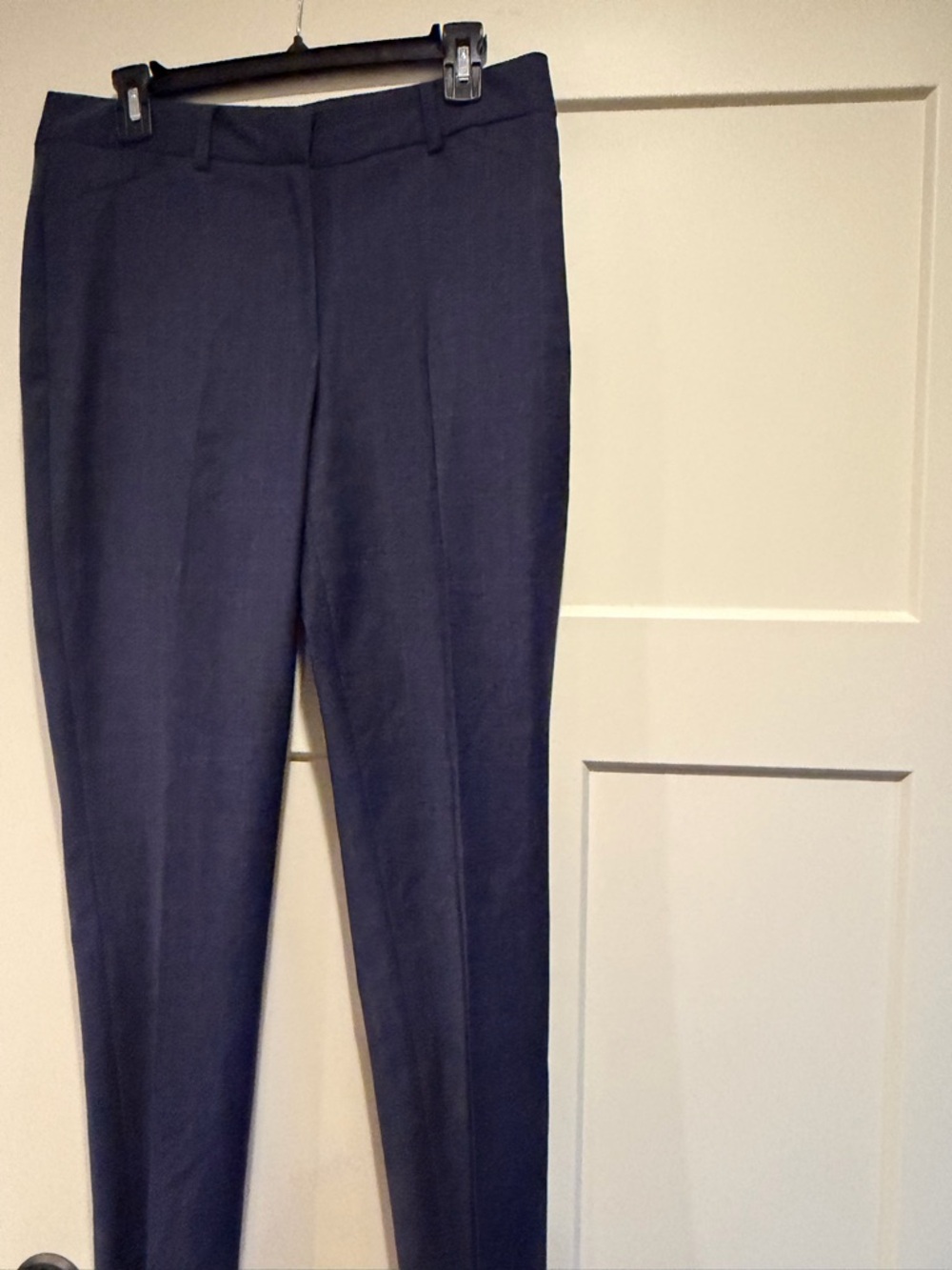 Brooks Brothers Navy Tailored Straight-Leg Trousers